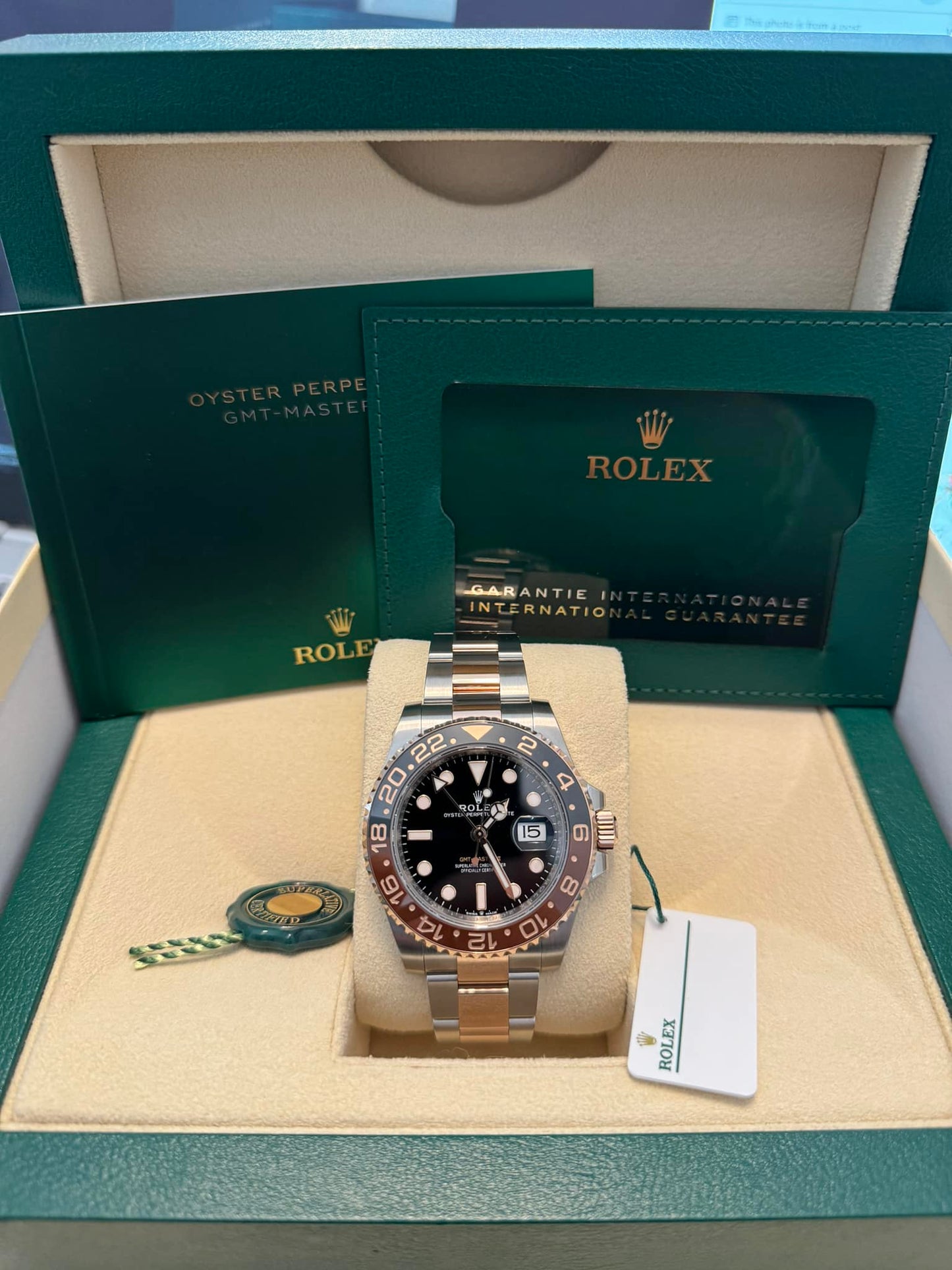 2024 New ROLEX GMT-MASTER II 126711 40MM BLACK DIAL WITH TWO TONE OYSTER BRACELET BOX + PAPERS Rootbeer