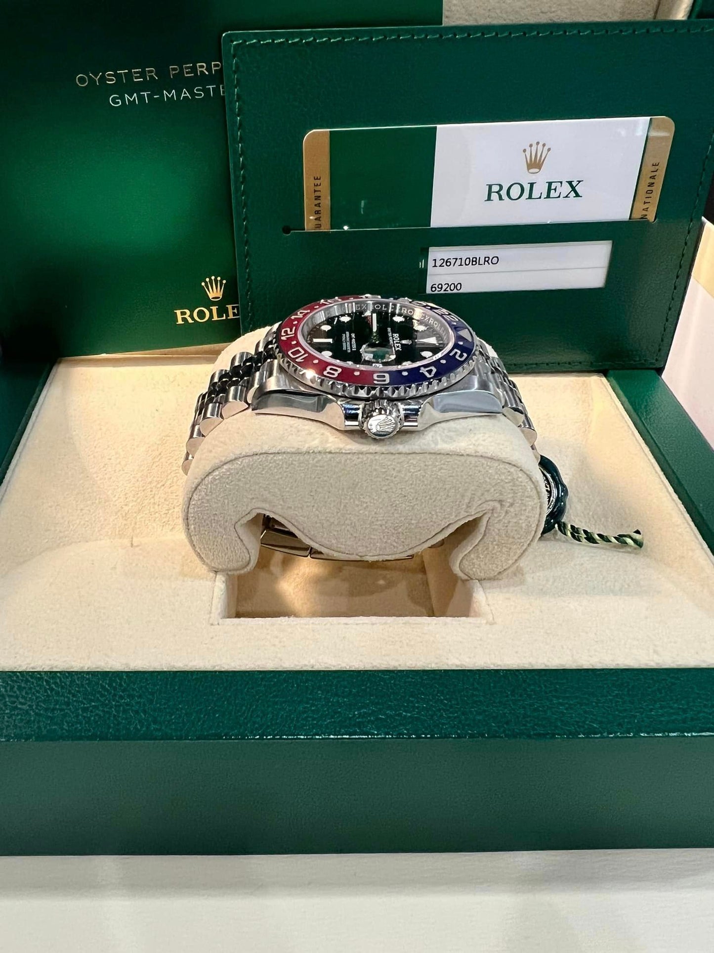 Rolex GMT-Master II Ref 126710BLRO Pepsi Box + Papers