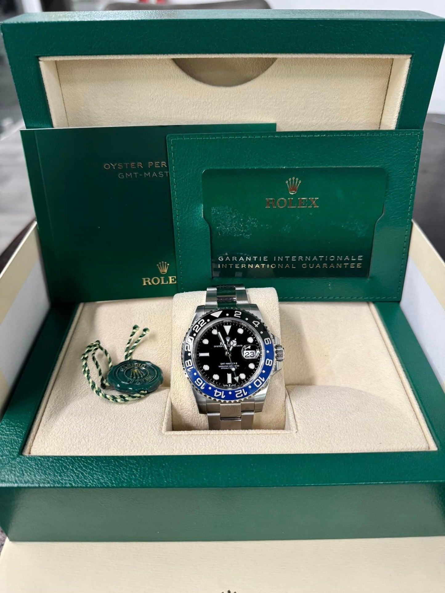 2022 Rolex GMT-Master II Ref 126710BLNR Batman Oyster Bracelet Box + Papers
