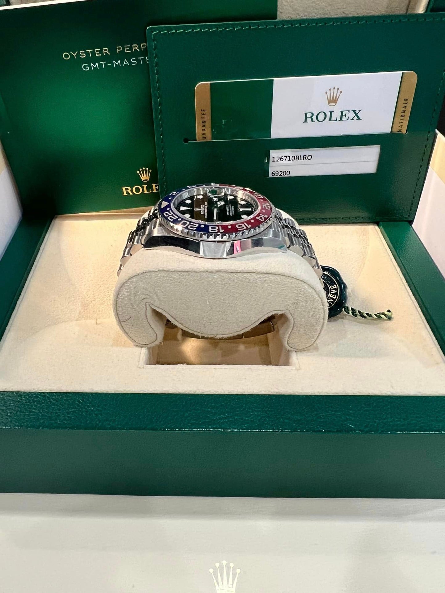 Rolex GMT-Master II Ref 126710BLRO Pepsi Box + Papers