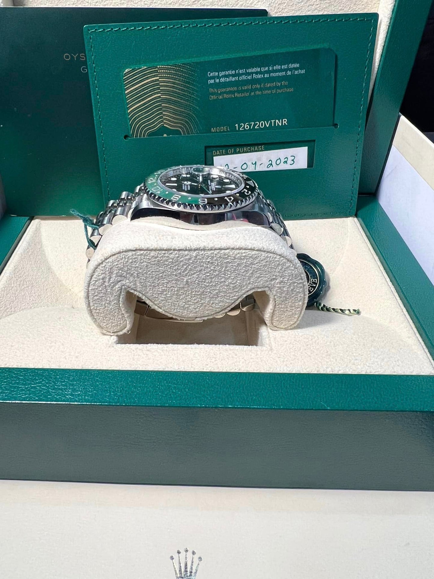 Rolex GMT-Master II Ref 126720VTNR Sprite Jubilee Box + Papers