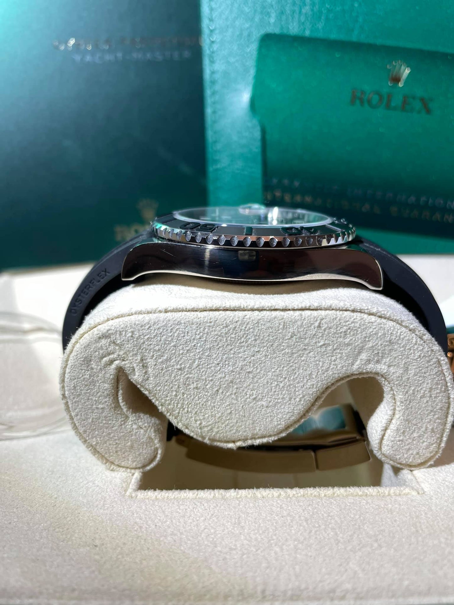 2021 NEW PAPERS Rolex Yacht-Master 18K White Gold Oysterflex 42mm 226659 B+P