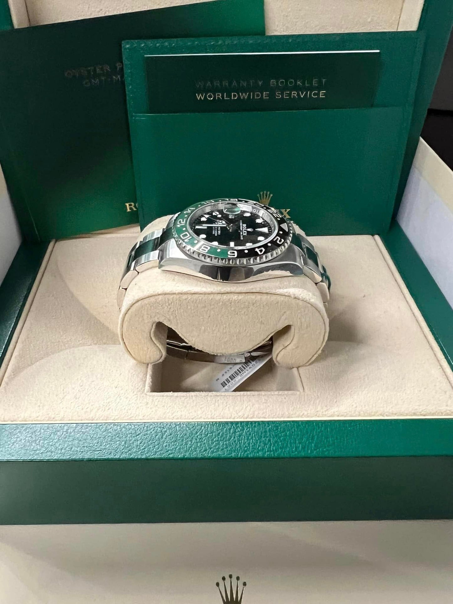 Rolex GMT-Master II Ref 126720VTNR Sprite Oyster Box + Papers