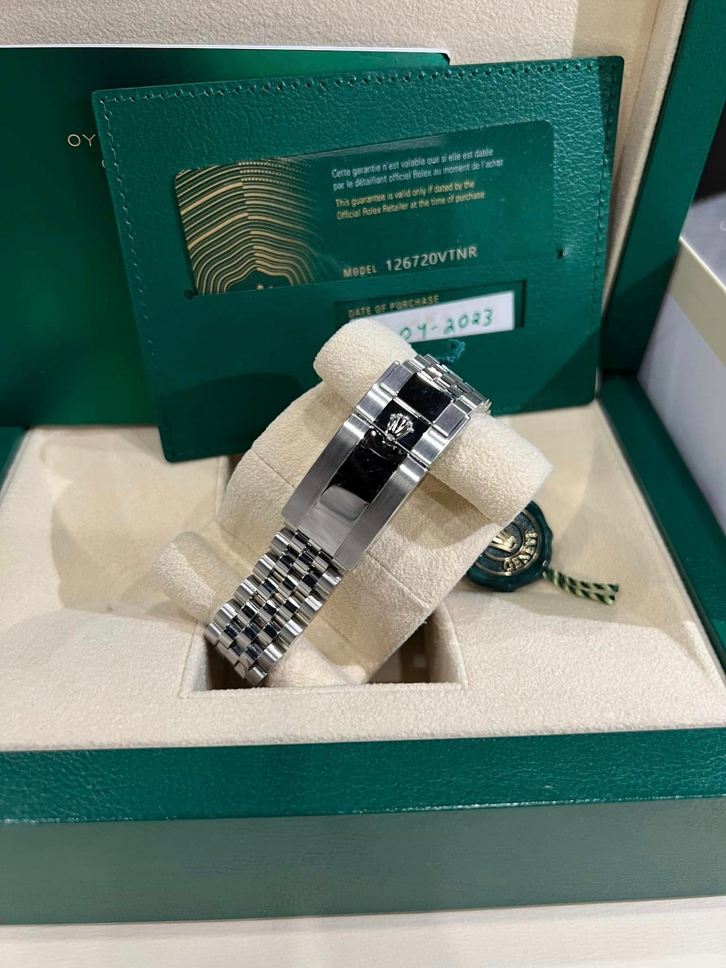 Rolex GMT-Master II Ref 126720VTNR Sprite Jubilee Box + Papers