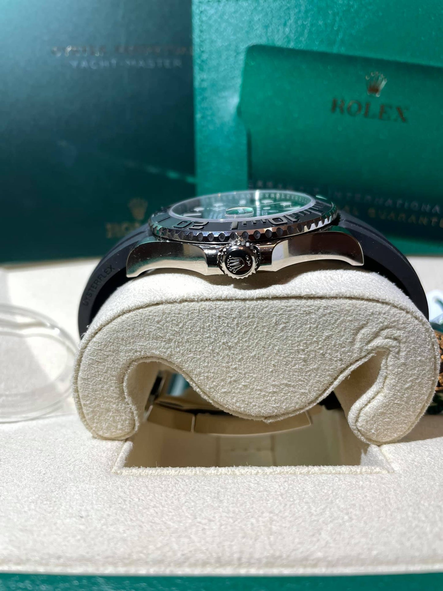 2021 NEW PAPERS Rolex Yacht-Master 18K White Gold Oysterflex 42mm 226659 B+P