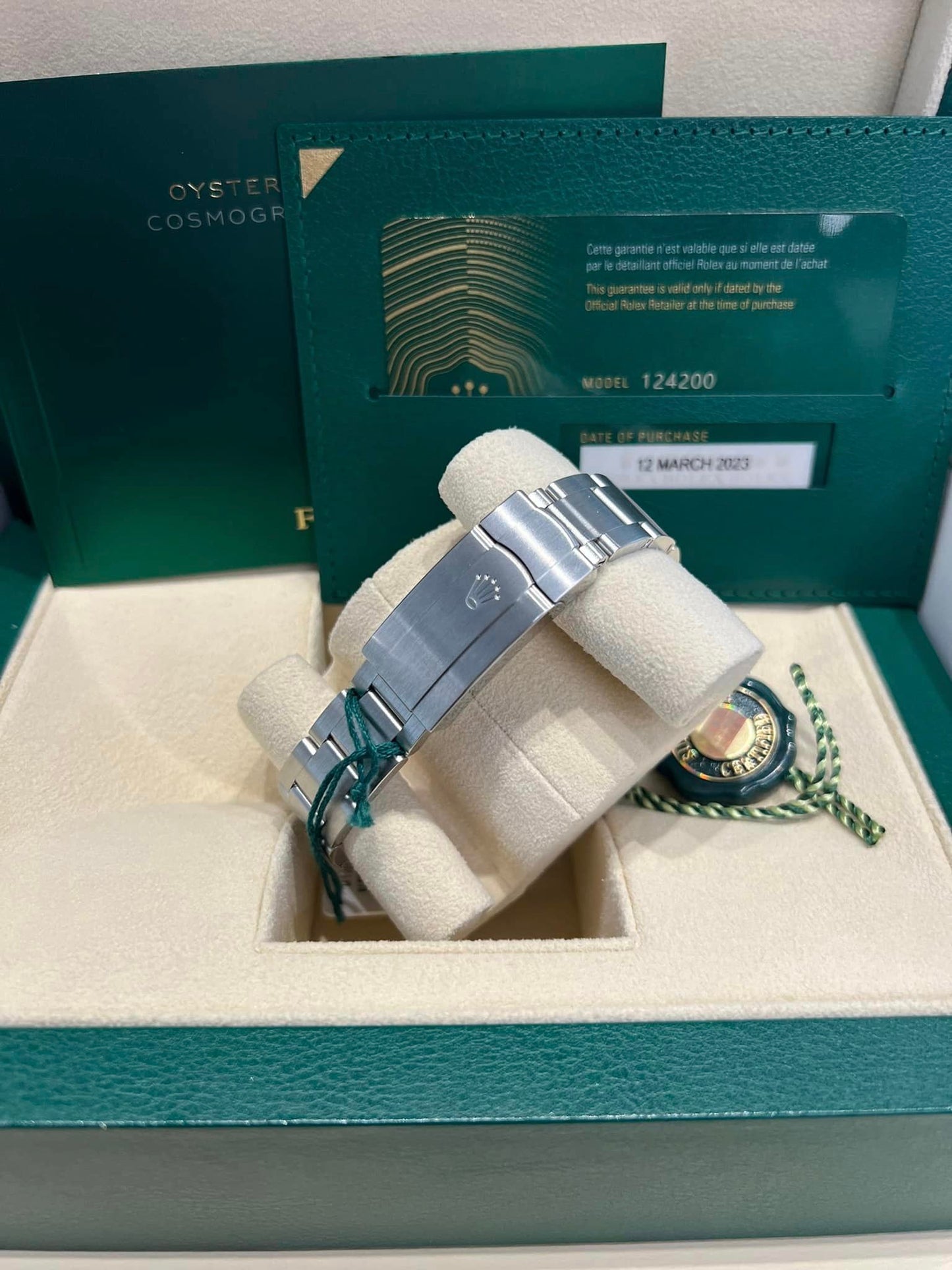 Rolex Oyster Perpetual 124200 Blue Dial Box + Papers OP34