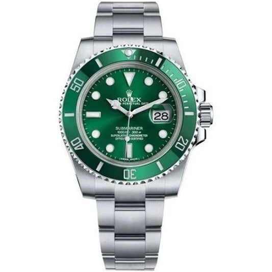 ROLEX Submariner Date 40 Hulk 116610LV Green DIAL Green Bezel  OYSTER BRACELET BOX + PAPERS