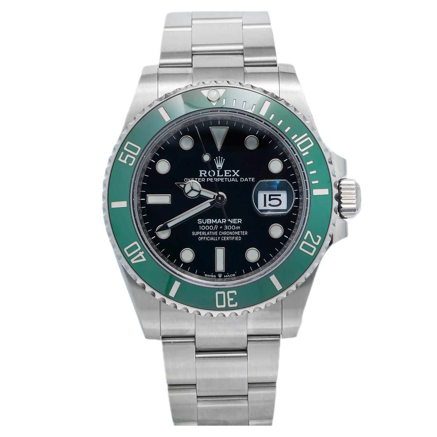 ROLEX SUBMARINER DATE 126610LV STARBUCKS 41MM GREEN BEZEL BOX + PAPERS