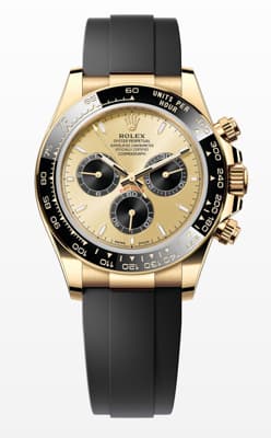 Rolex Daytona Yellow Gold Oysterflex "Pikachu"