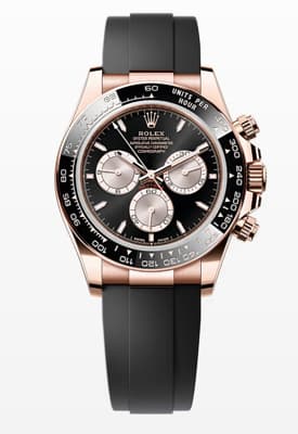 Rolex Rose Gold Daytona Oysterflex "Black dial"