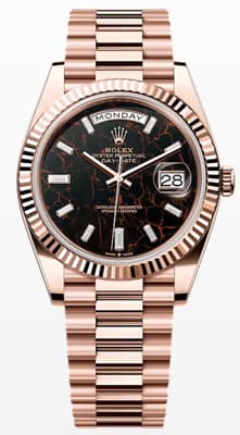 Rolex Day-Date 40 "Eisenkiesel Dial"
