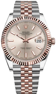 Rolex Datejust 41 126331  two tone Sundust Dial
