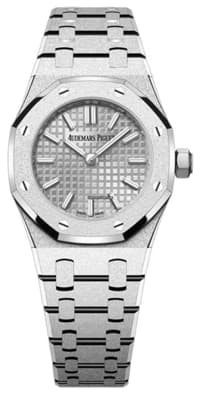 Audemars Piguet Royal Oak 'Mini' Frosted White Gold