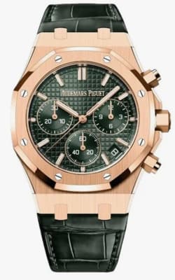 Audemars Piguet Royal Oak Chronograph "Green on leather"