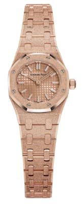 Audemars Piguet Royal Oak 'Mini' Frosted Rose Gold
