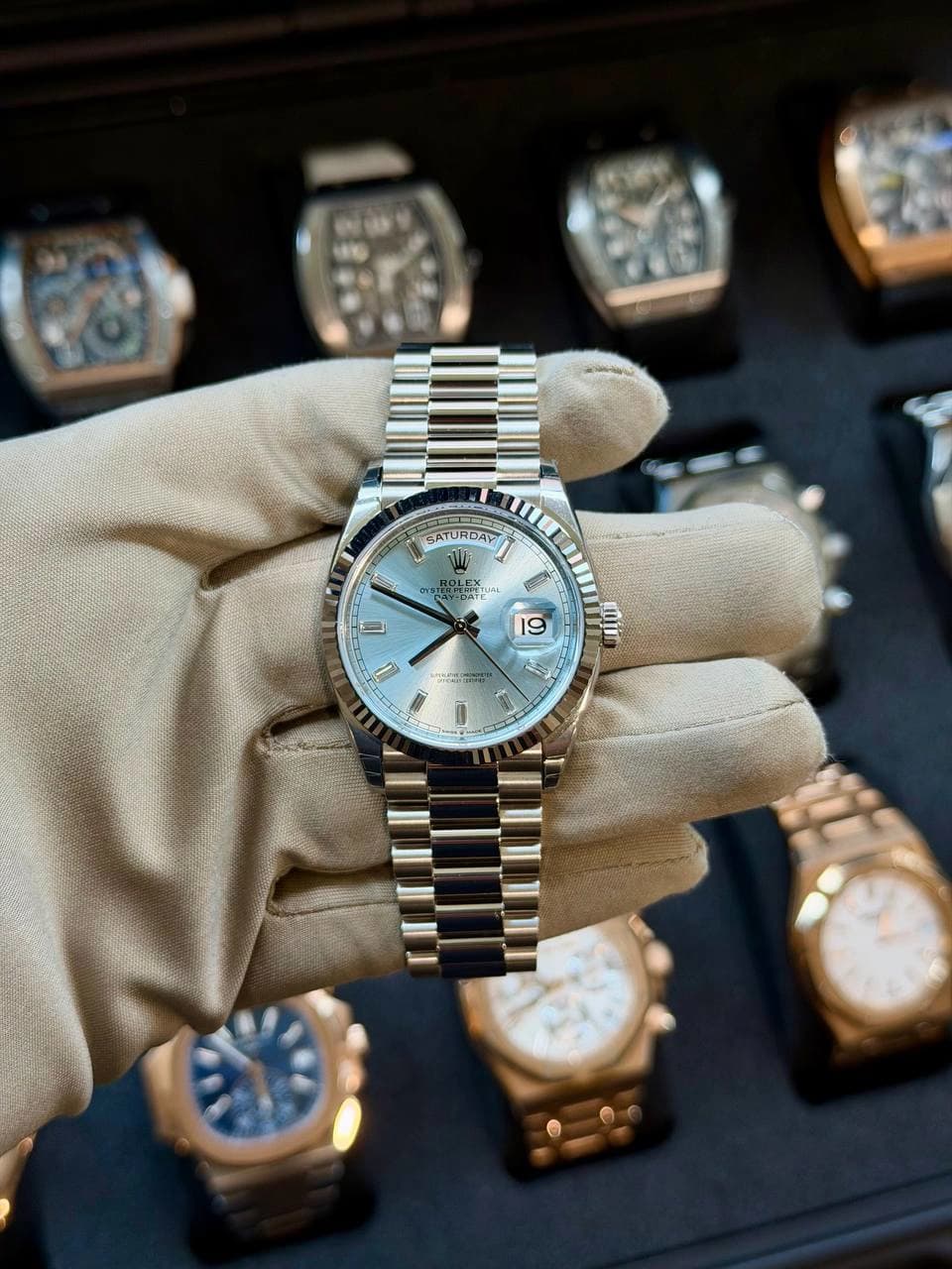 Rolex Day-Date 128236 Ice Blue