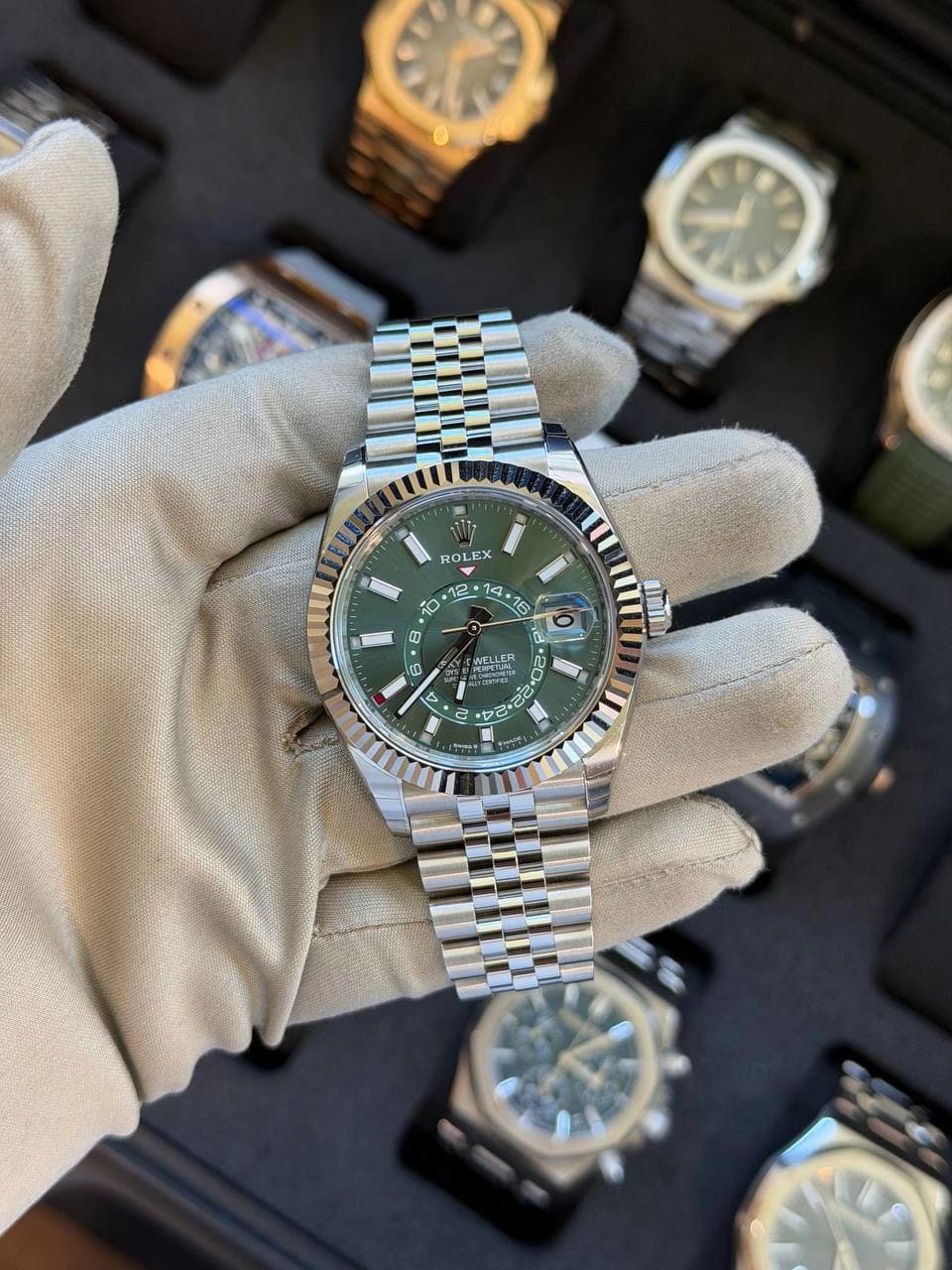 Rolex Sky-Dweller "Green dial Jubilee"