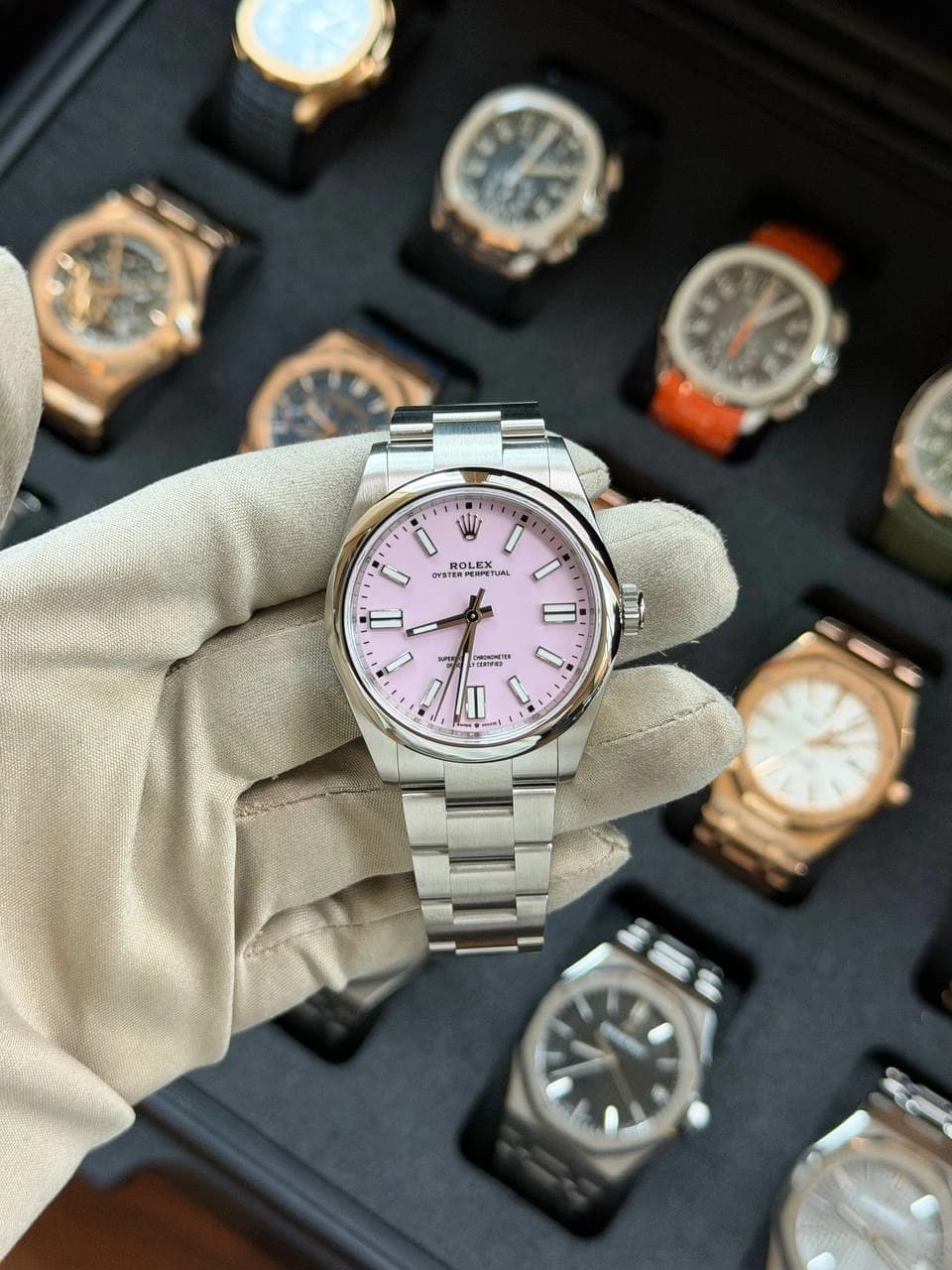 Rolex Oyster Perpetual 41 "Candy Pink"