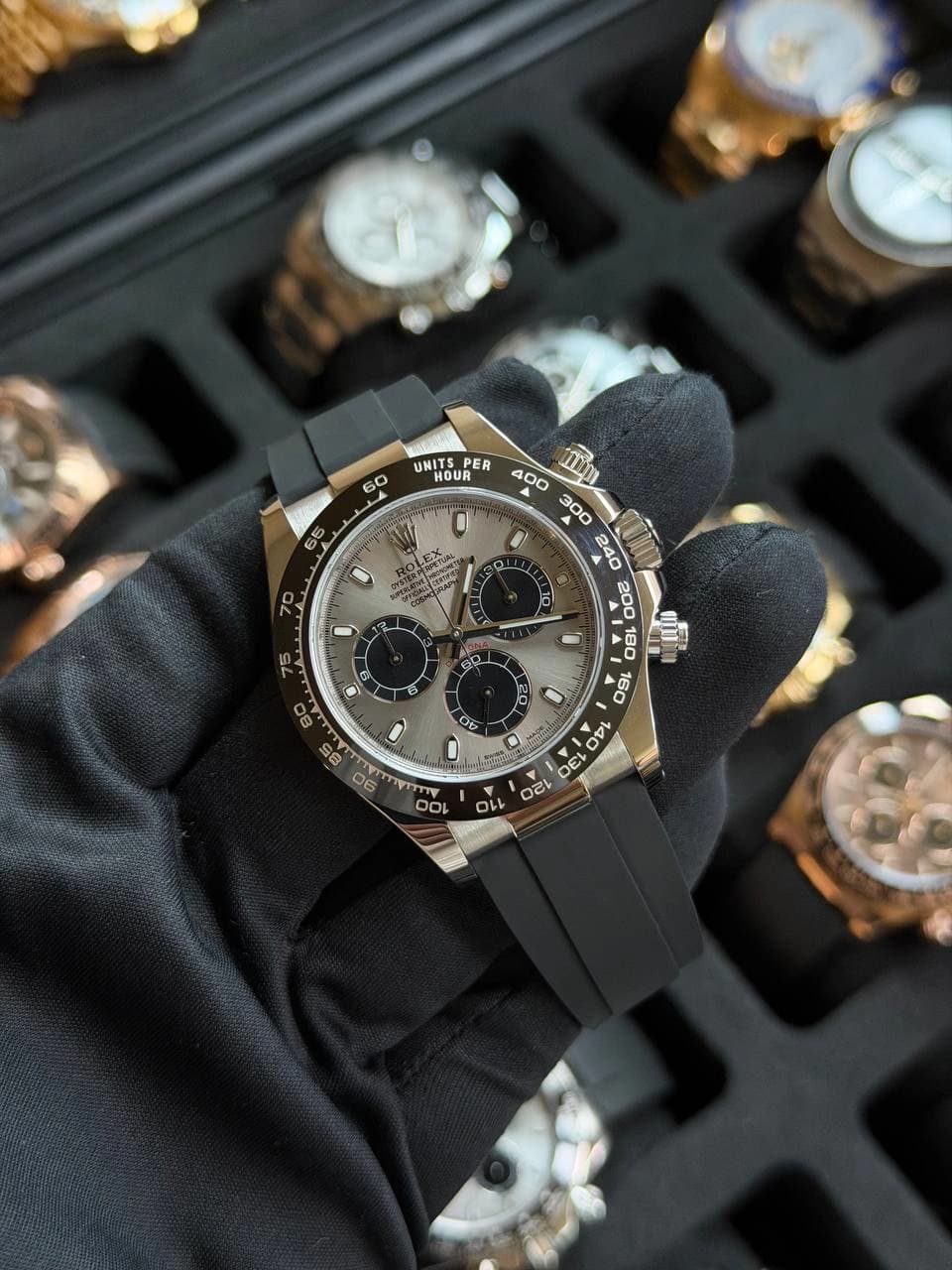 Rolex White Gold Daytona Oysterflex "Ghost"