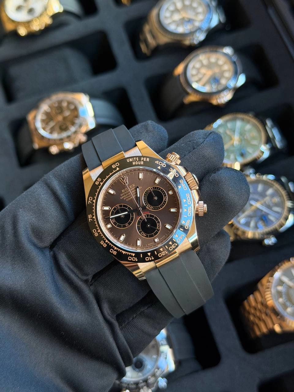 Rolex Daytona Oysterflex "Chocolate dial"