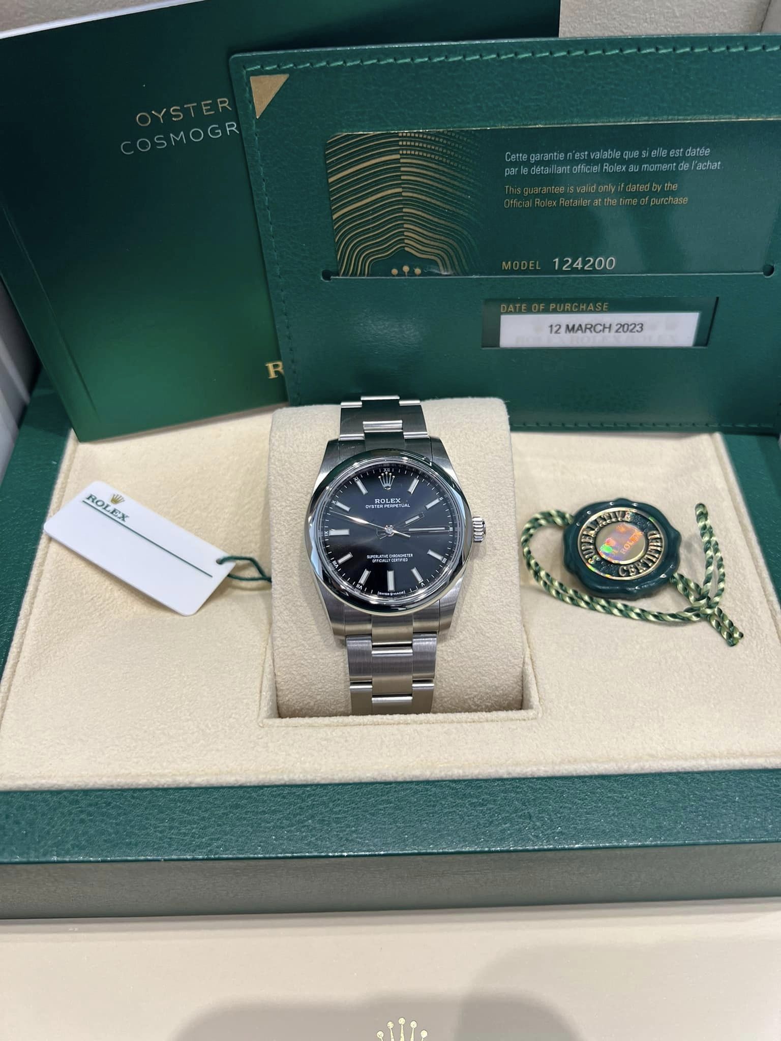 Rolex op 2024 34 black