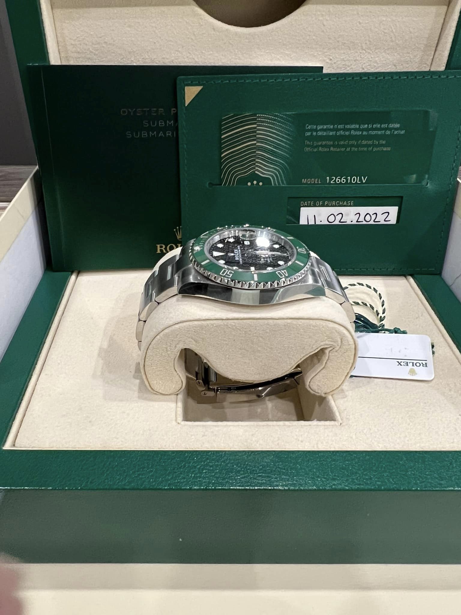 HQ Milton - 2021 Rolex Submariner 126610LV Green Bezel Starbucks with  Box, Hangt, Inventory #A4947, For Sale