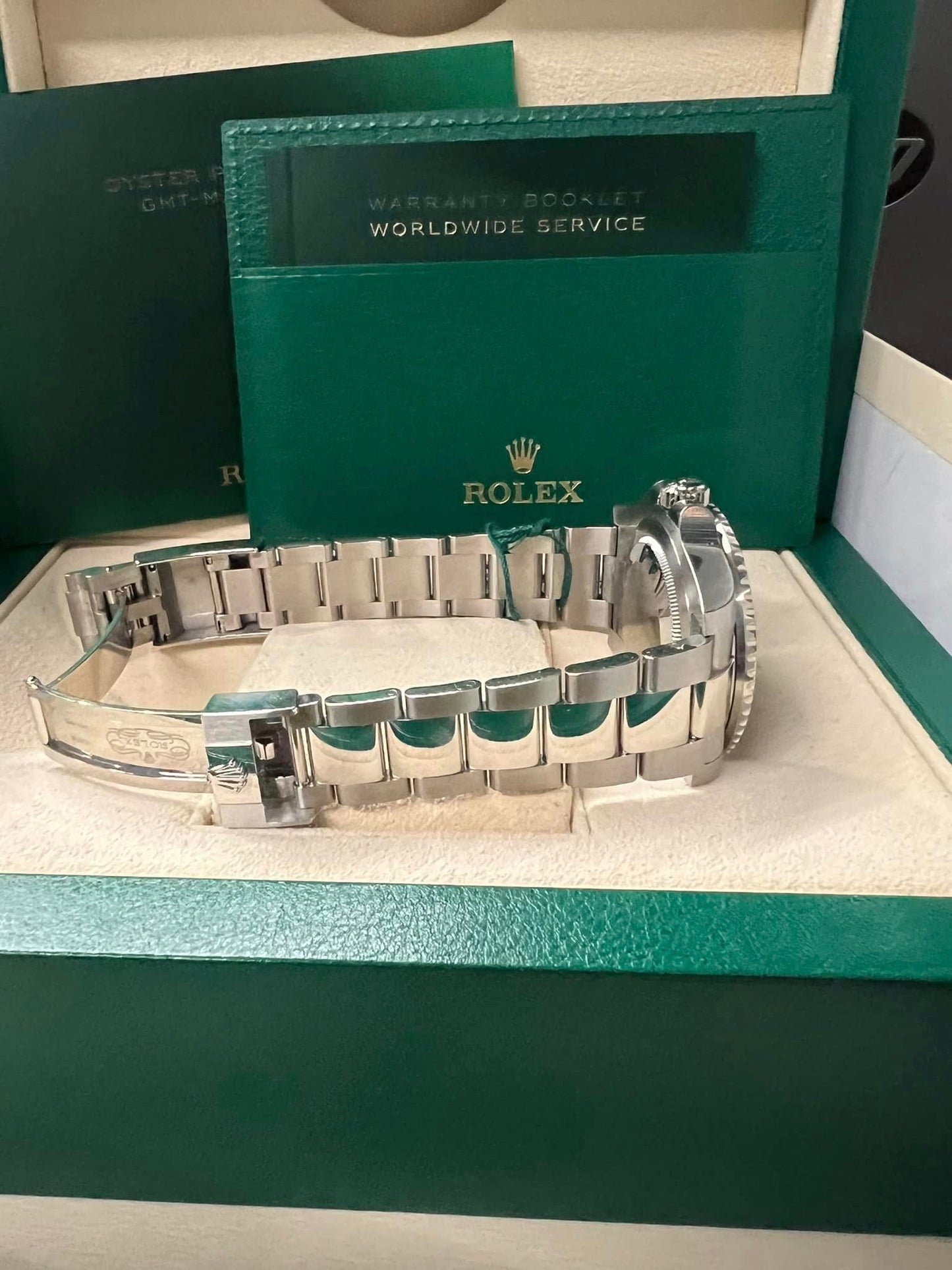 Rolex GMT-Master II Ref 126720VTNR Sprite Oyster Box + Papers