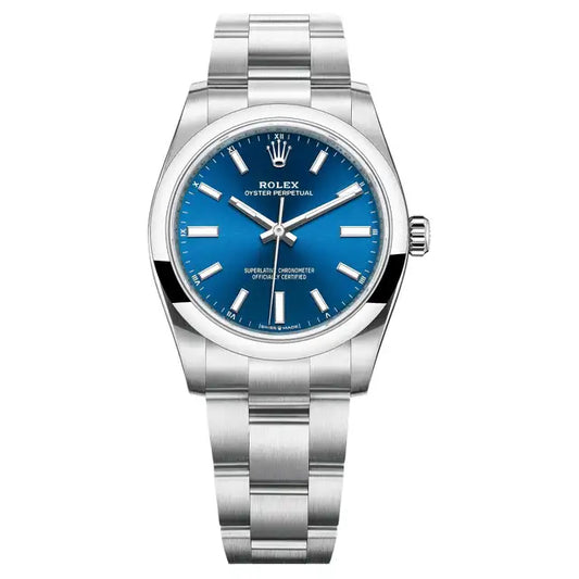 Rolex Oyster Perpetual 124200 Blue Dial Box + Papers OP34
